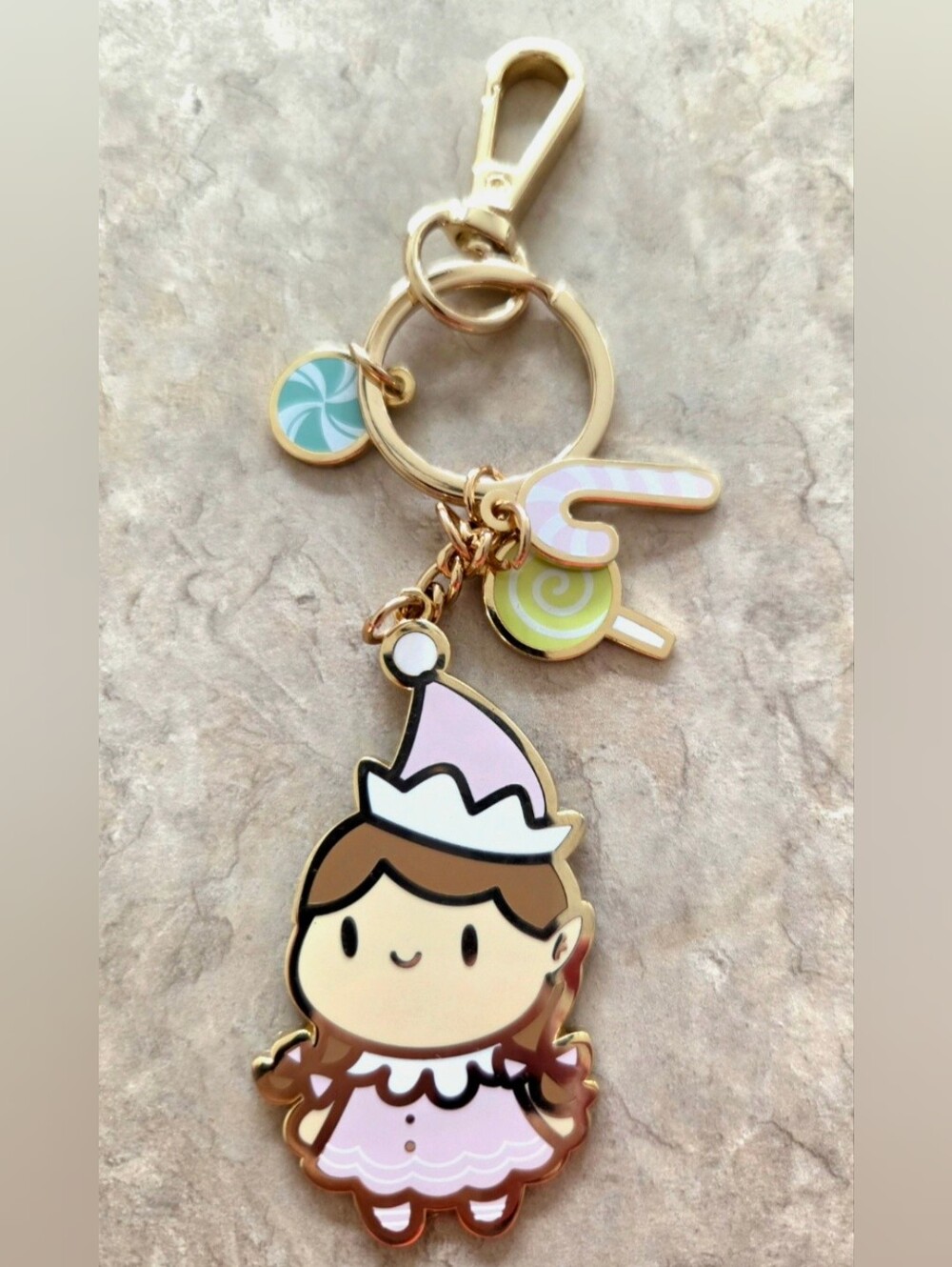 Hubman & Chubgirl Enamel Keychain